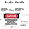 Signmission Pressure Washer Procedures Inspect Equipment, 10 in W x Rectangle, Aluminum OS-2PACK-DS-A-710-L-2443 - alternate 6